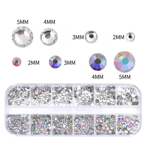 1000 Strass Résine Cristal Dos Plat - Gemmes Pour Nail Art Et Crafts - Neuf Origine Chine