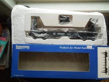 NEW IN BOX INDUSTRIAL O-27 GUAGE B & O BULKHEAD FLAT CAR  WITH STAKES IMD 7502