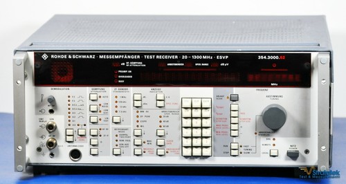 Récepteur de mesure ESVP Rohde & Noir 20 MHz - 1,3 GHz programmable UHF/VHF R&S - Photo 2/8