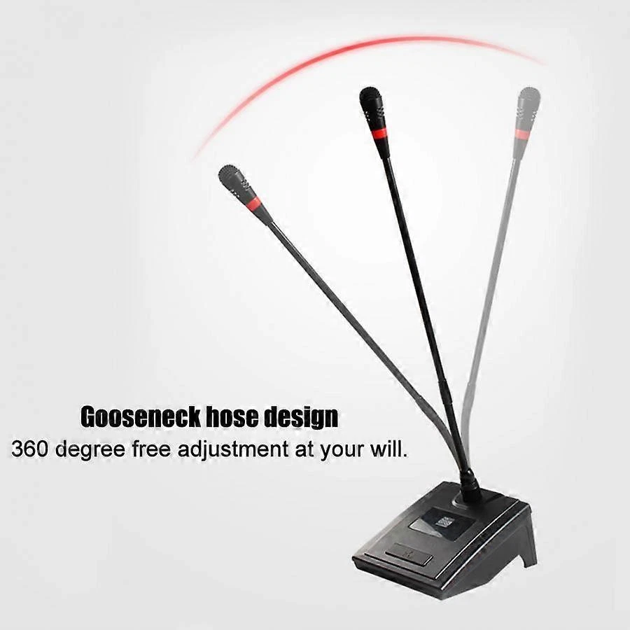 Multifunction Gooseneck Microphone Wireless Omnidirectional Conference Desktop - Image 3 of 4