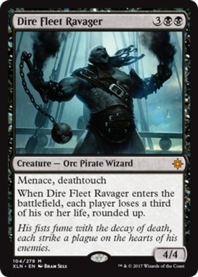 x1 Dire Fleet Ravager M MTG Ixalan M/NM, English