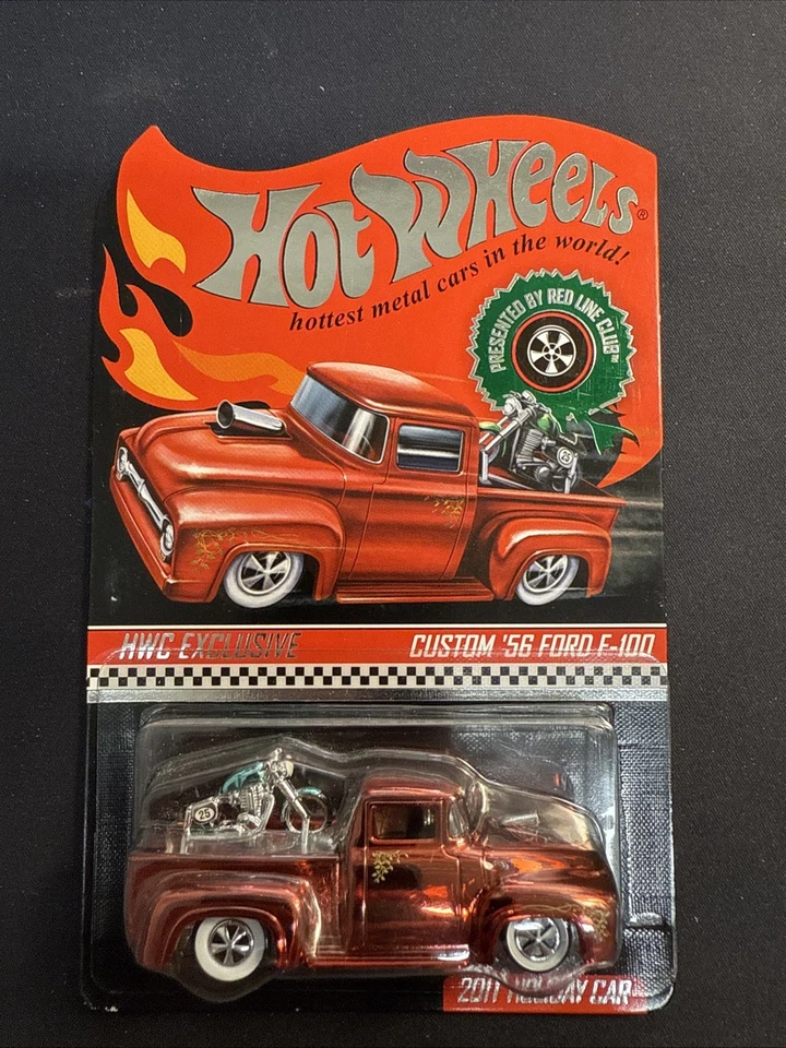 Coche de vacaciones Hot Wheels RLC personalizado '56 Ford F-100 2011 🔥 Envío combinado 🔥 Foto 3 de 4