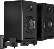 suptek Dual Side Clamping Bookshelf Speaker Wall Mounting Large, SPM201XL