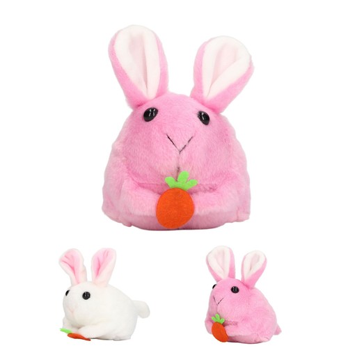 Plush Bunny Clockwork Toy Tail Shaking Rotating Cute Exquisite Fine Workmans GDM - Picture 10 of 18