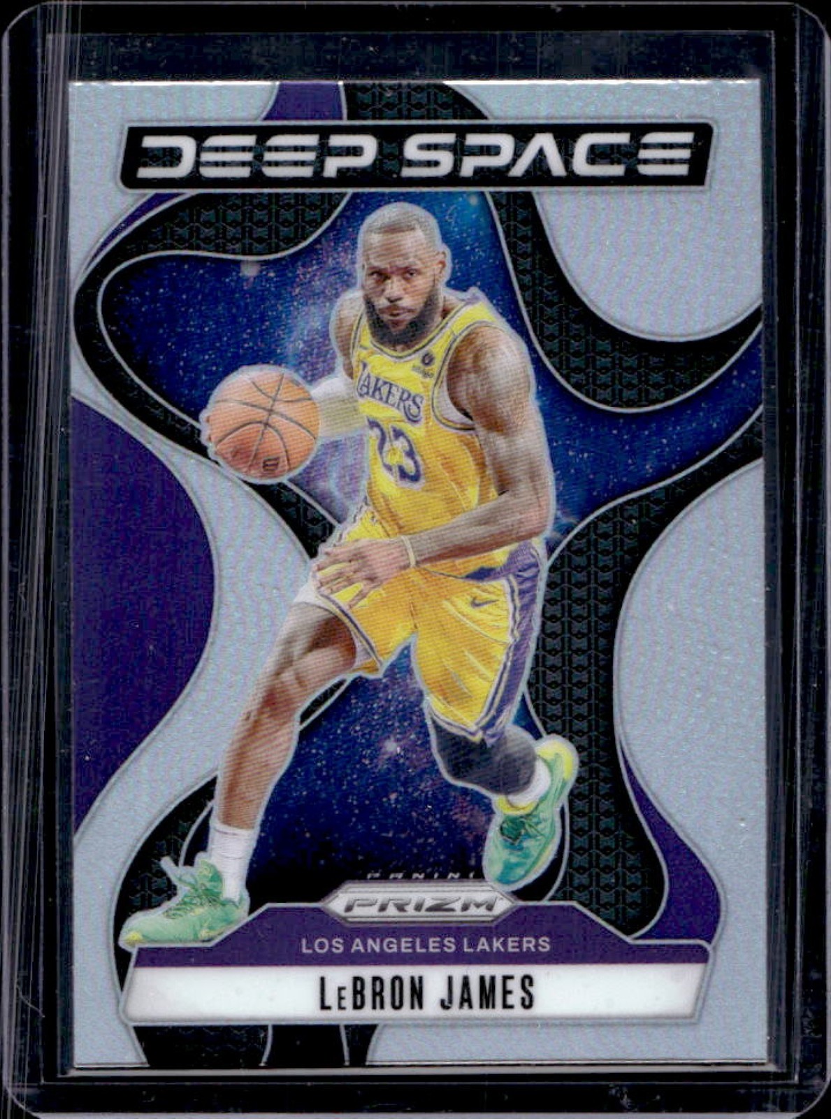 2024-25 Prizm LeBron James Deep Space Silver #5 Lakers