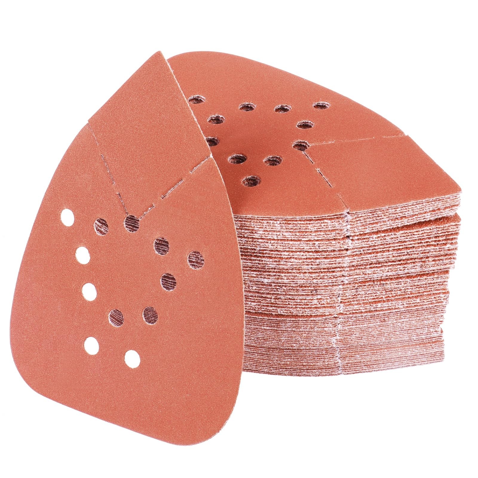 Papier Abrasif Triangulaire 135 mm en Grain Corindon Supérieur Anti-Encrassement