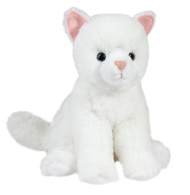 Douglas Winnie White Cat Mini Soft Plush Stuffed Animal Toy #4491