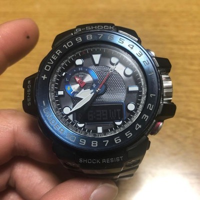 G-Shock Gulfmaster GWN-1000B Radio Solar Watch From Japan