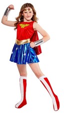 DC Comics: Wonder Woman Costume for Kids by Rubies, Girl's Large, As Shown