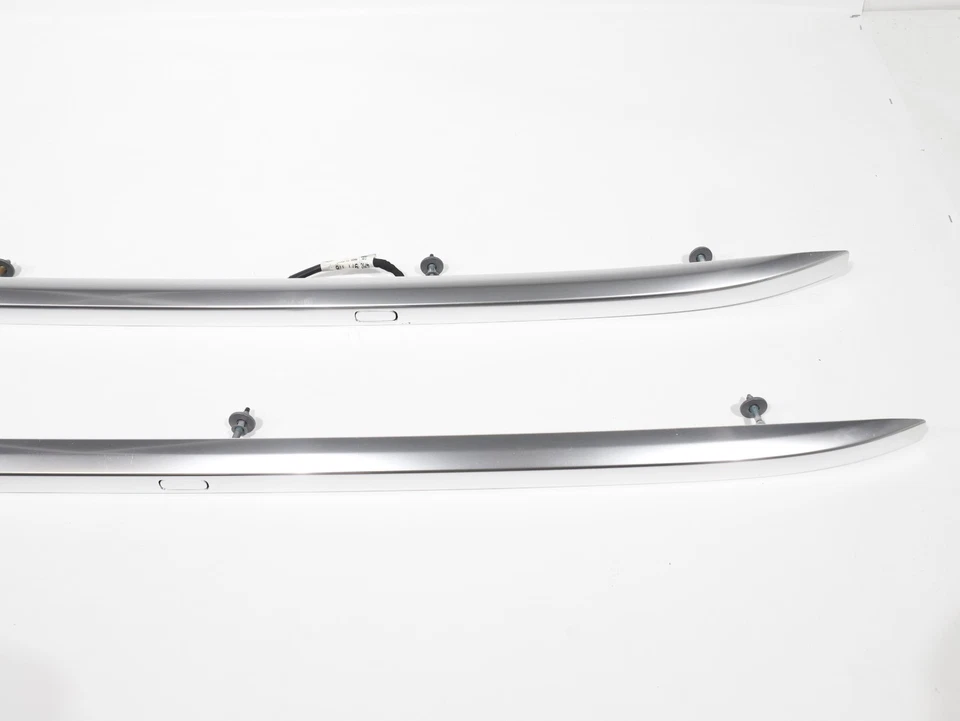 Juego de 2 molduras portaequipajes portaequipajes portaequipajes izquierdo y derecho Audi Q7 2017-2019 OEM Foto 4 de 4