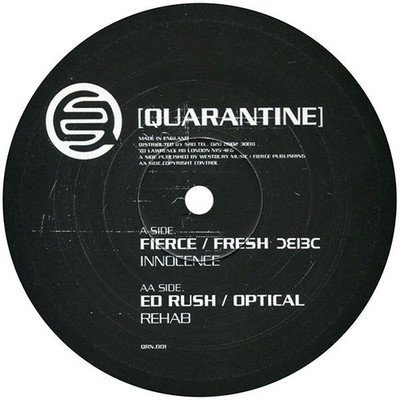 Fierce / Fresh / Ed Rush / Optical* - Innocence / Rehab - 12''