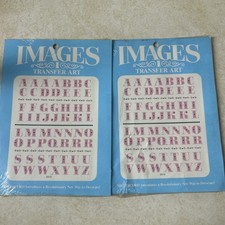 VTG MEYERCORD Images Decal Lot Of 2 New Pink Letters #2010