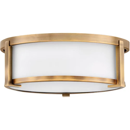 Brushed Bronze LED Flush Mount from the Lowell Collection - Picture 1 of 2