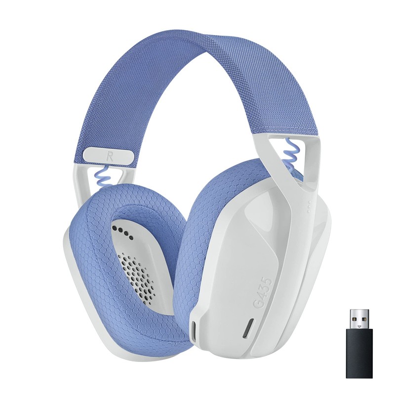 Logitech G G435 LIGHTSPEED & Bluetooth Wireless Gaming Headset, Ultra Lightweigh