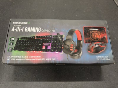 SoundLogic XT Light-up Four-in-One Gaming Combo Kit