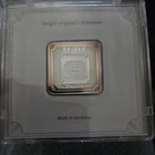 20 gram Geiger Edelmetalle Silver Bar .999 fine -in Assay