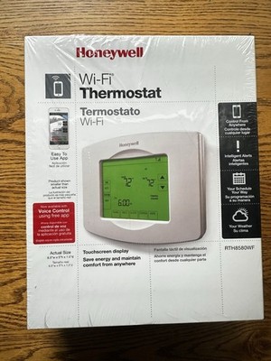 Honeywell Wi-Fi Programmable Thermostat RTH8580WF Touchscreen Voice Control