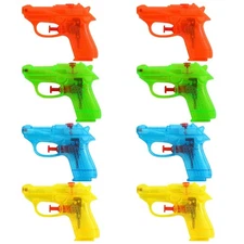 Water Guns for Kids, 8 Pack Small Squirt Water Guns Plastic Blasters for Swim...