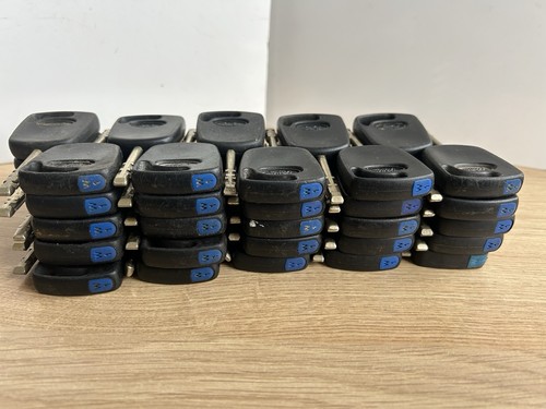 50 x Ford W1 keys with 4D63 transponder chips reusable Ford & Mazda - Picture 2 of 3