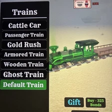 Selling Ghost Train From The Roblox Game Dead Rails (gifted To Ur Account)