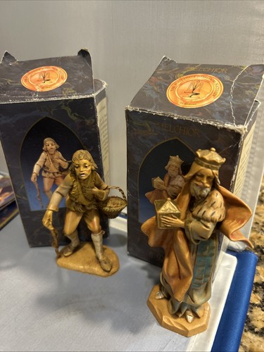 Vintage Fontanini Erbstück Krippenfiguren 7 Stück Konvolut - Bild 2 von 21