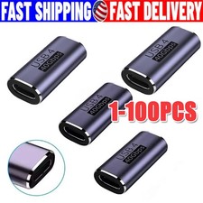 USB 4 Type C Female to Female Adapter Coupler 240W 40Gbps 8K for Thunderbolt Lot