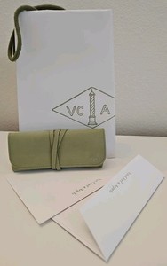 Van Cleef & Arpels Cleaning Kit Brush & Cloth in Signature Pouch & Shopping Bag