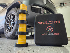 Magnetic Jack Puck Adapter Kit for Rivian R1T R1S W/Zippered Case - Yellow