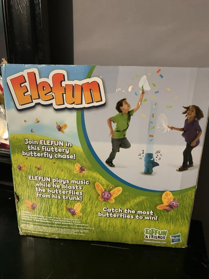 Elefun Musical Butterfly Catching Game Hasbro 2020 Tested Missing 3 Butterflies - Image 3 of 4