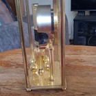 Quartz Gold Anniversary/Torsion Desk Clock Roman Numerals Battery Operated — photo 2