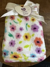 Parents Choice Baby Infant Blanket Spring Colorful Flowers 30x36 Lovey