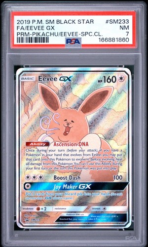 Eevee-GX graded PSA 7 for sale on eBay
