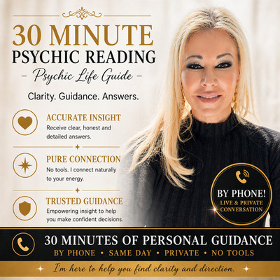 30 Min Psychic Phone Reading Same Day Love Insight No Tools Telepathy
