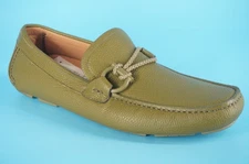 Salvatore Ferragamo Front 4 Mvit Hydra Leather Loafer Green Driving SZ 6.5 $750