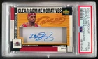 2004-05 Upper Deck Hardcourt LeBron James Clear Commemorative Auto #HCC-LJ PSA 7
