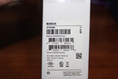 Sealed NIB Bosch D7044M Addressable Multiplex Single Input Fire Alarm Module