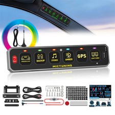 Mictuning Wireless Slim 6 Gang On-off Switch Panel 12v Led Circuit Relay System Mictuning Wireless Slim 6 Gang On-off Switch Panel 12v Led Circuit Relay System