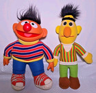 Sesame Street 1983 Applause Ernie & Playskool Bert Plush Set