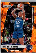 2024-25 Panini Prizm WNBA Orange Ice Courtney Williams #79