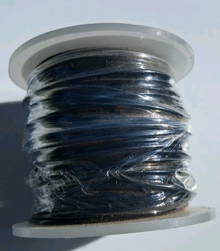 5857 BK005Wire, Conexión, PTFE, Negro, 18 AWG, 19 x 30 AWG, 100 ft Foto 4 de 4