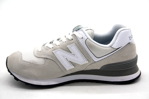 NEW BALANCE CLASSIC 574 CORE GREY/WHITE WL574EVW WOMENS SNEAKER SIZE 8.5 - Picture 2 of 8