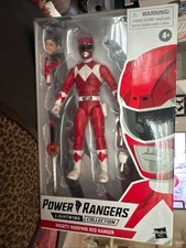Power Rangers Lightning Collection Mighty Morphin Red Ranger   NEW SEALED READ ALL
