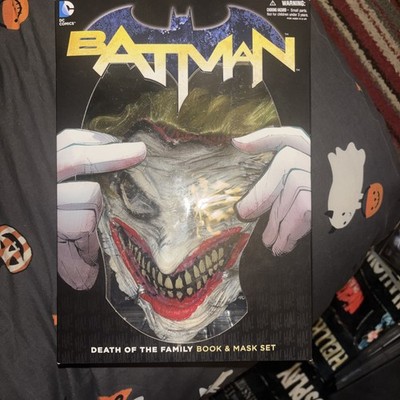 Batman: Death of the Family Book and Joker Mask Set DC Comics Sealed 