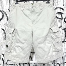 Vintage Adidas Equipment Cargo Shorts Mens White Size XL Pockets 2007 years 296