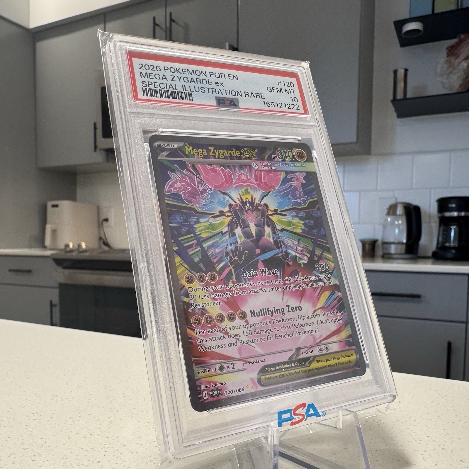 2026 POKEMON PERFECT ORDER MEGA ZYGARDE EX #120/088 SIR PSA 10 view 2