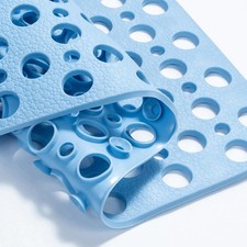 HITSLAM Bathtub Mat Non Slip, 28 x 15 Inch TPE Bath Mat for Tub, Efficient Dr...