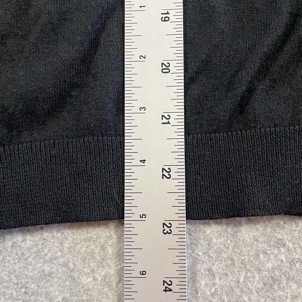 Свитер женский Barneys New York средний черный кашемир шелк повседневный для улицы - Изображение 4 из 4