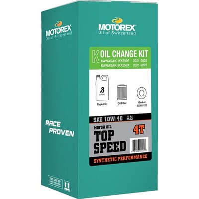 Motorex Oil Change Kit - Top Speed 4T / 10W-40 311247