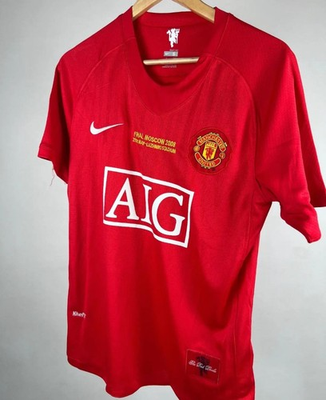 #ad Cristiano Ronaldo Manchester United 2008 Champions League Final Retro Shirt $42.00