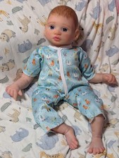 Authentic Hand Painted Micro Preemie Reborn Katheran Stephanie Sullivan 14"